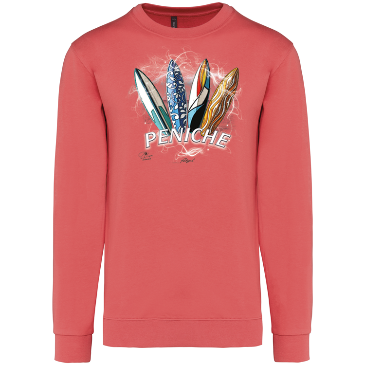 Sweatshirt Kariban sem Capuz Surfboards Peniche