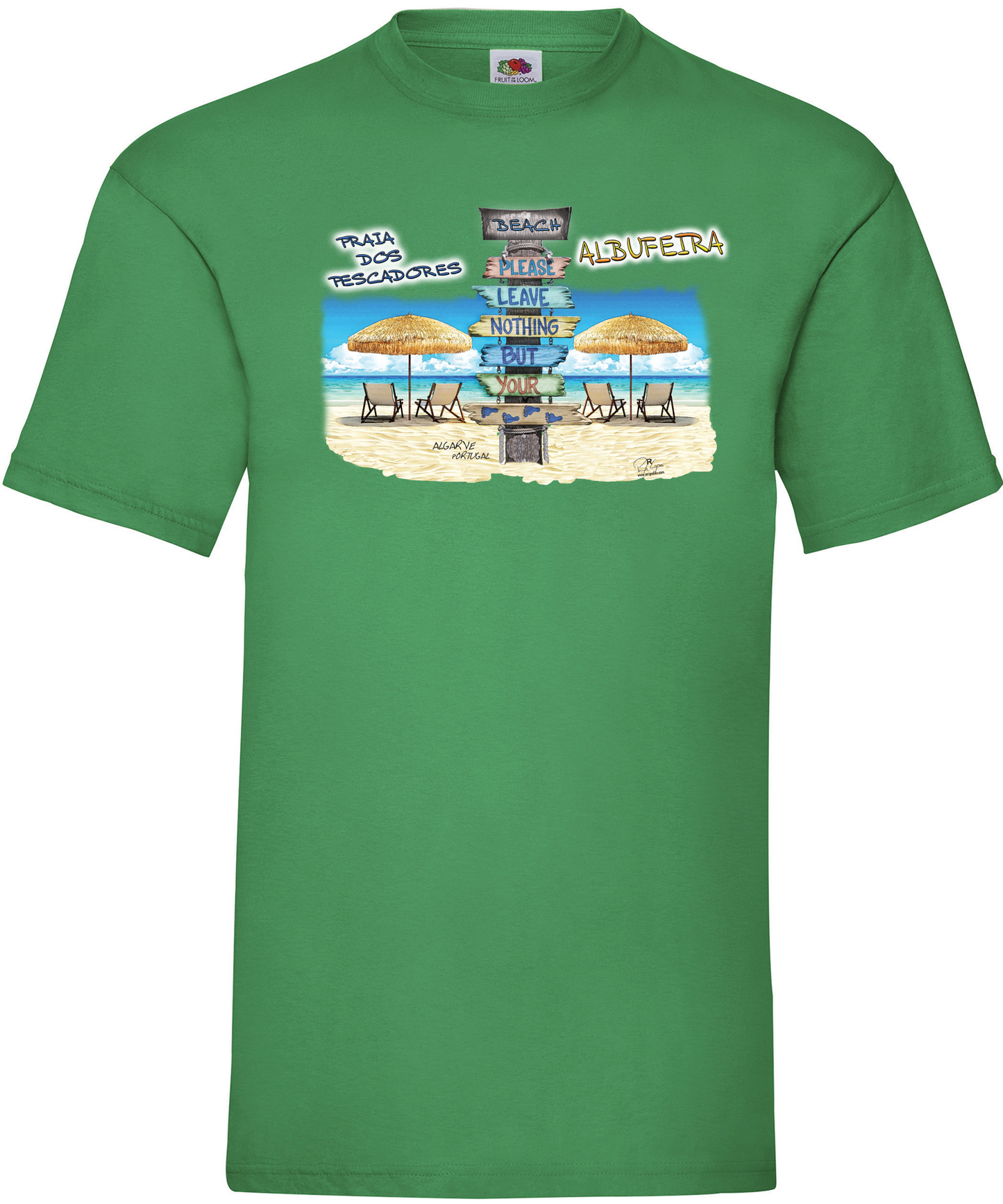 T-shirt Pegadas Albufeira