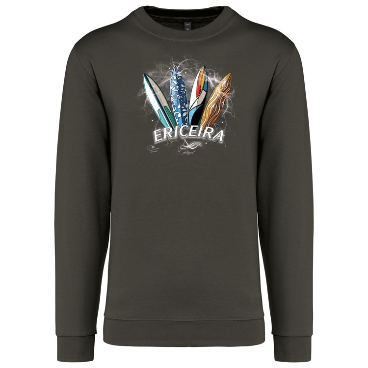 Sweatshirt Kariban sem Capuz Surfboards Ericeira