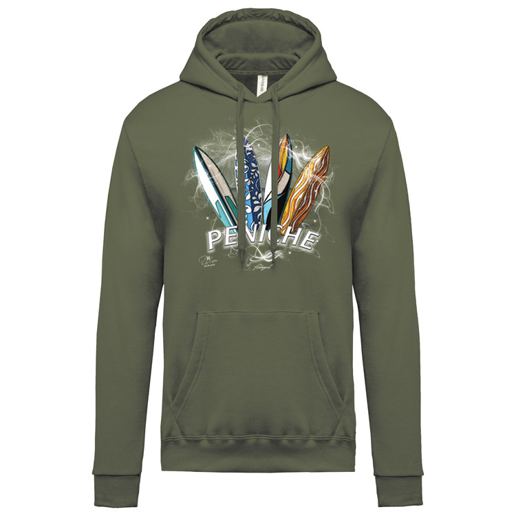 Sweatshirt Kariban com Capuz Surfboards Peniche