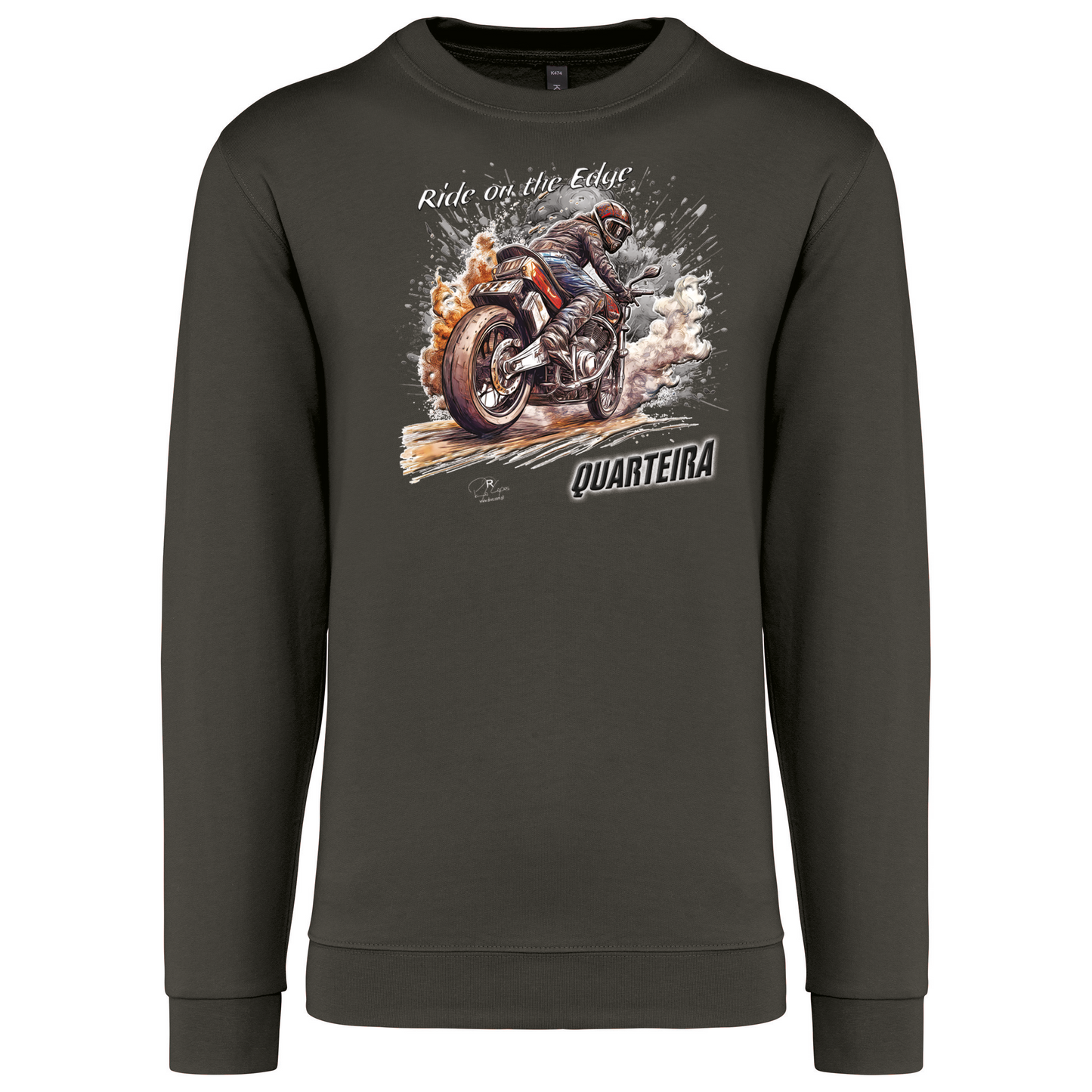 Sweatshirt Kariban sem Capuz Ride on the Edge Quarteira