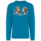 Sweatshirt Kariban sem Capuz King and Queen Óbidos