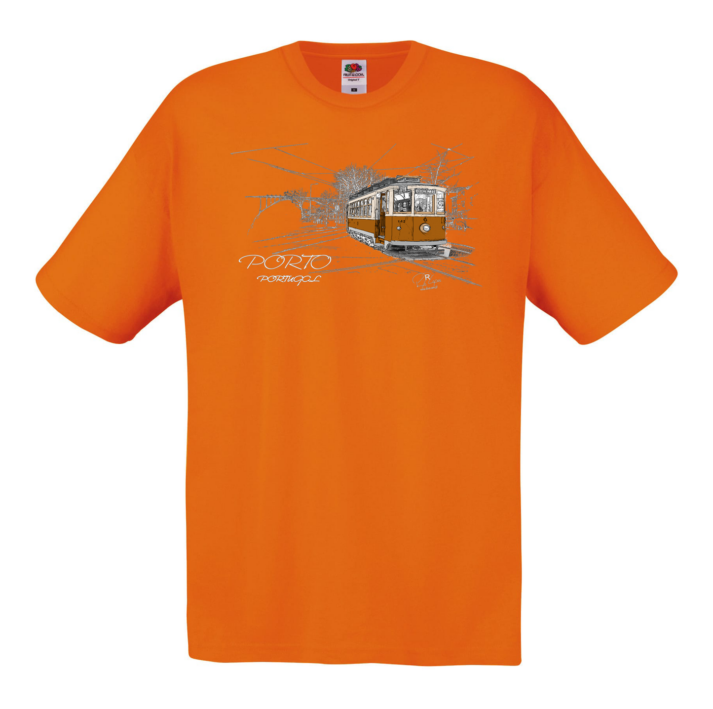 T-shirt Fruit of the Loom, Original 145g, Carmo
