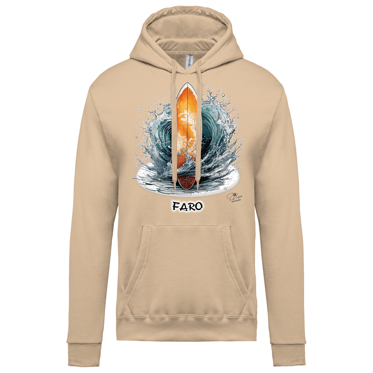 Sweatshirt Kariban com Capuz Prancha Faro