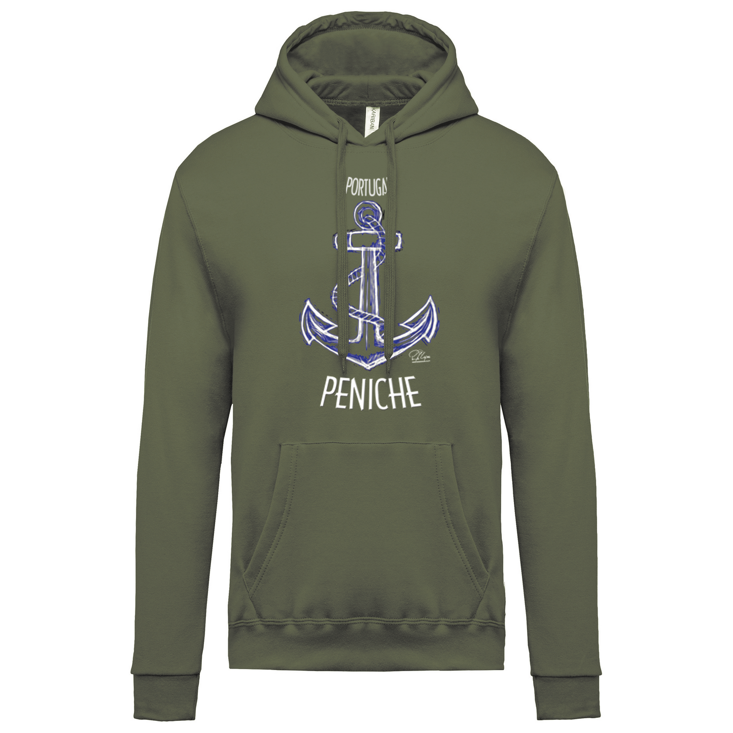 Sweatshirt Kariban com Capuz Âncora Peniche