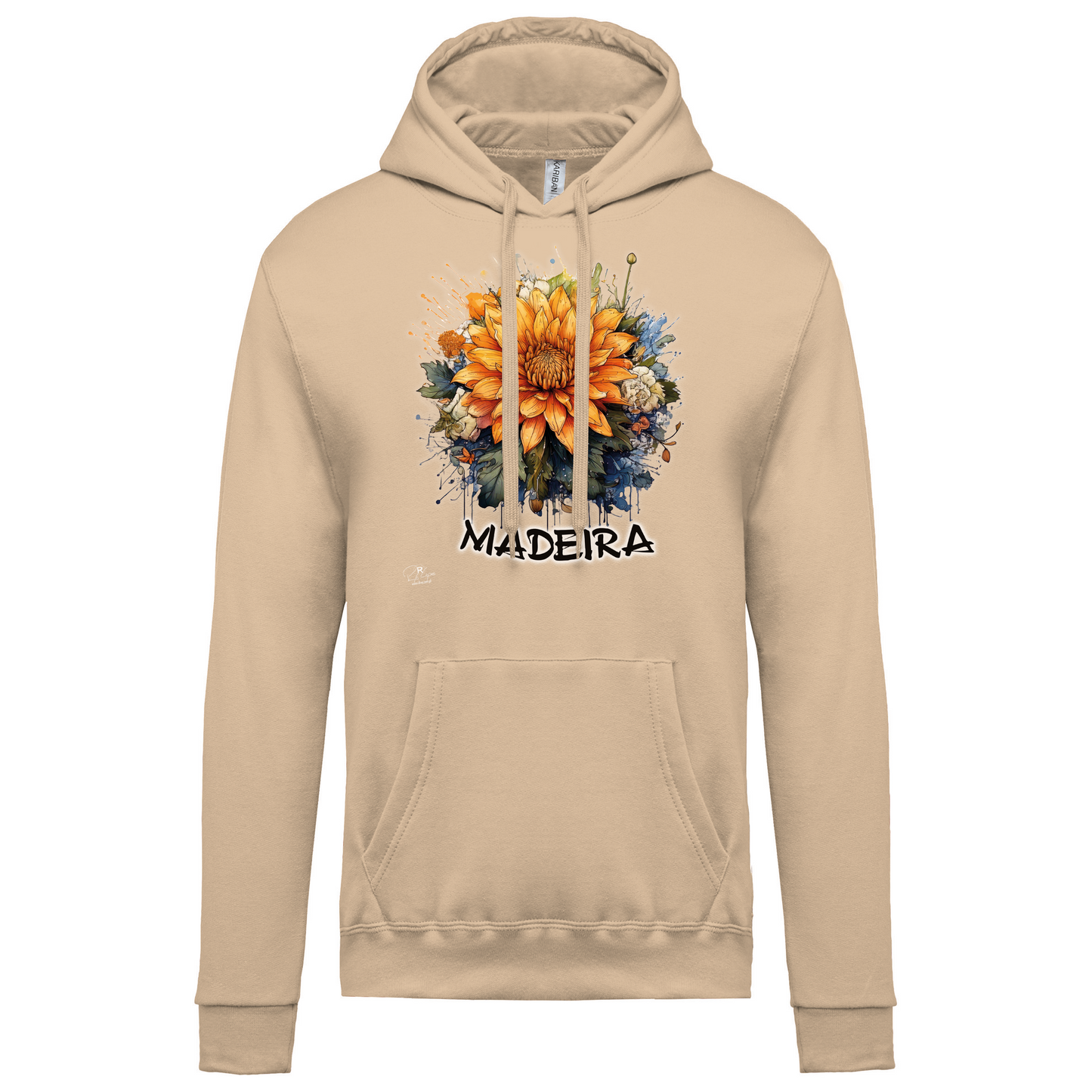 Sweatshirt Kariban com Capuz Arranjo Floral 1
