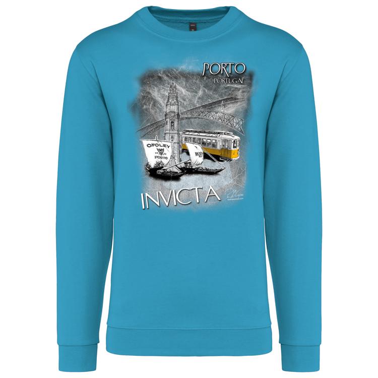 Sweatshirt Kariban sem Capuz Invicta