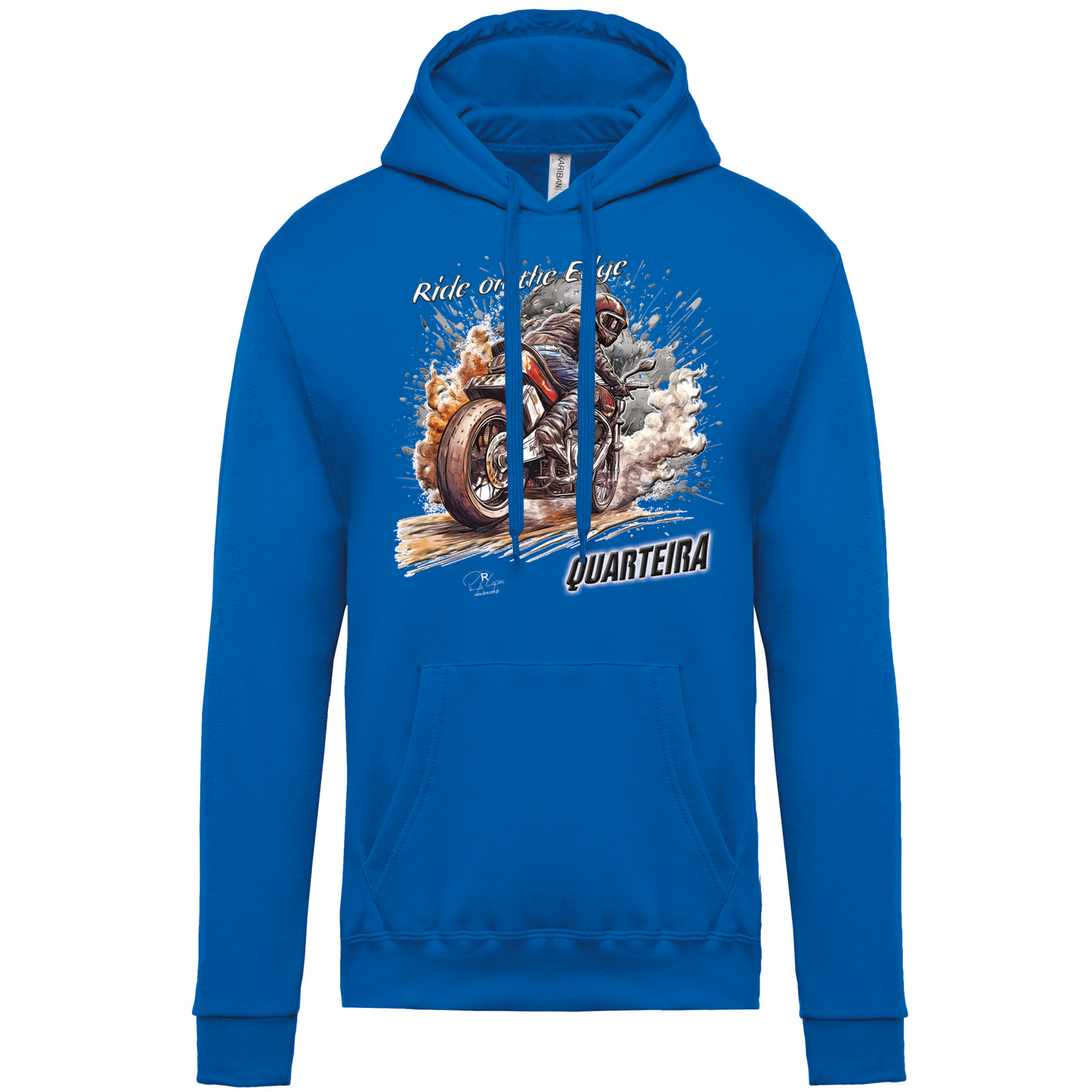Sweatshirt Kariban com Capuz Ride on the Edge Quarteira