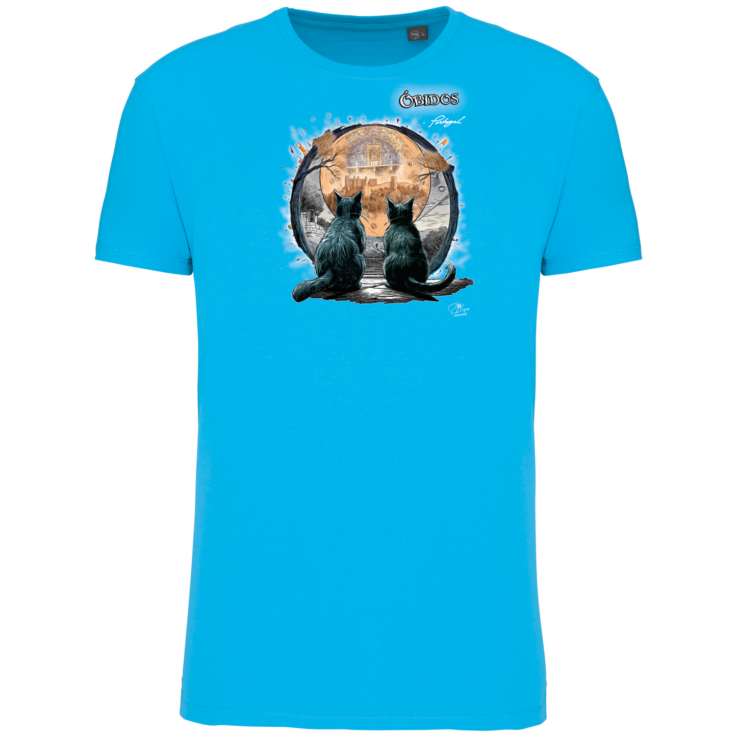 T-Shirt Algodão Biológico Luar Óbidos