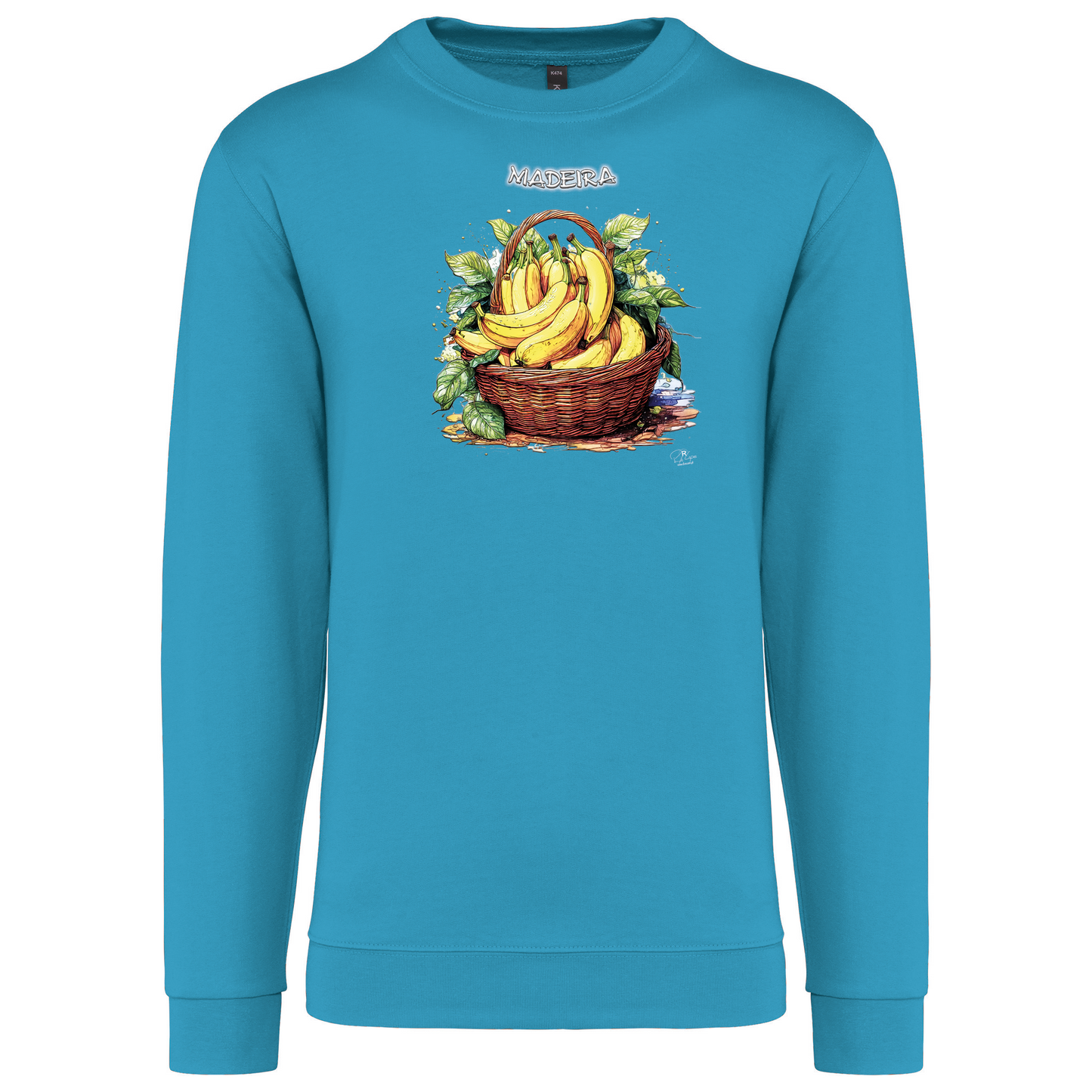 Sweatshirt Kariban sem Capuz Cesto Bananas