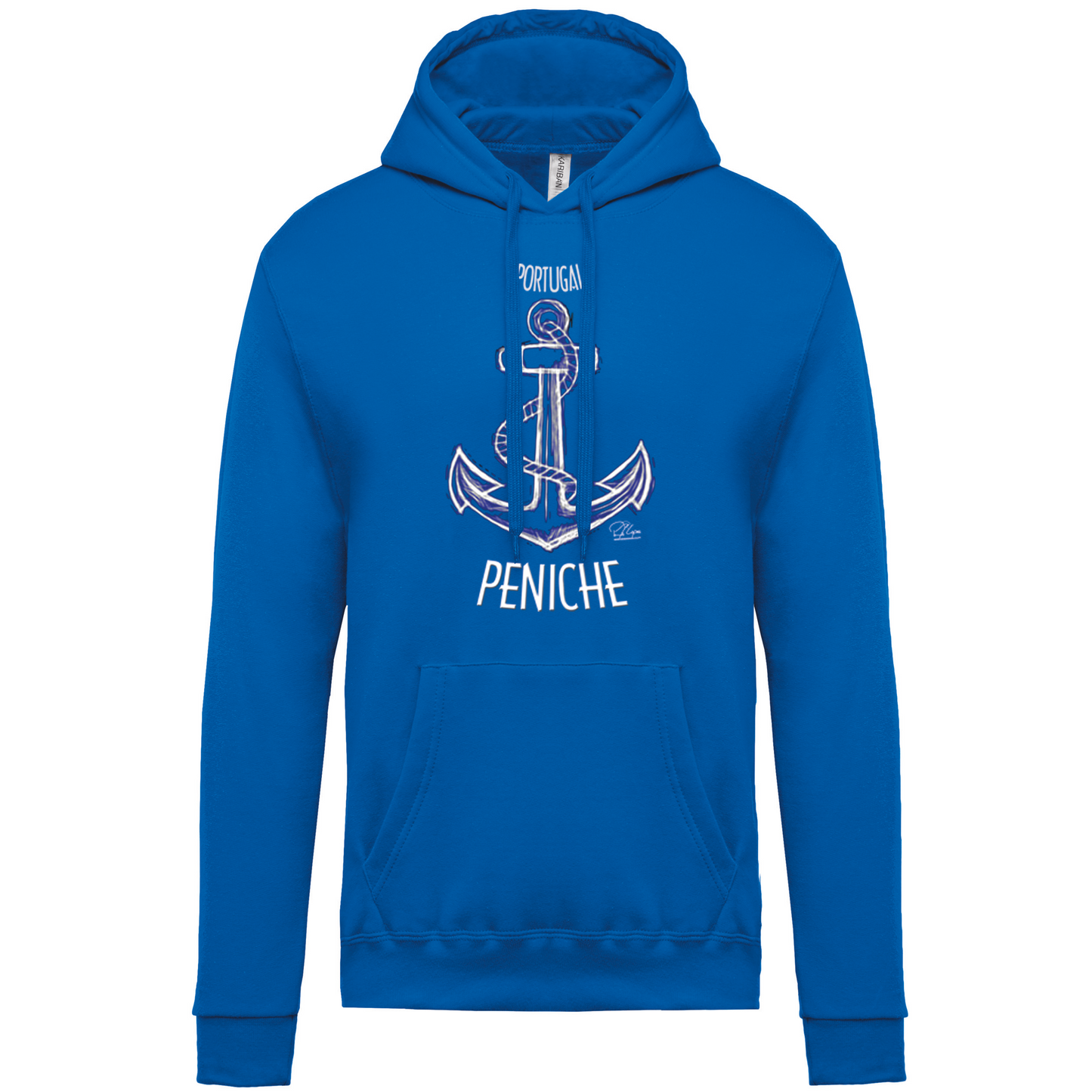 Sweatshirt Kariban com Capuz Âncora Peniche