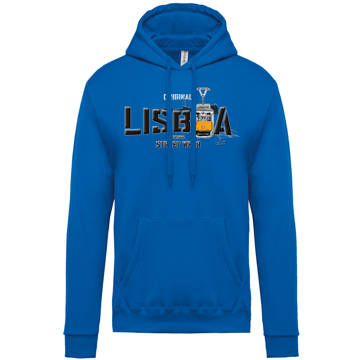 Sweatshirt Kariban com Capuz Original Lisboa