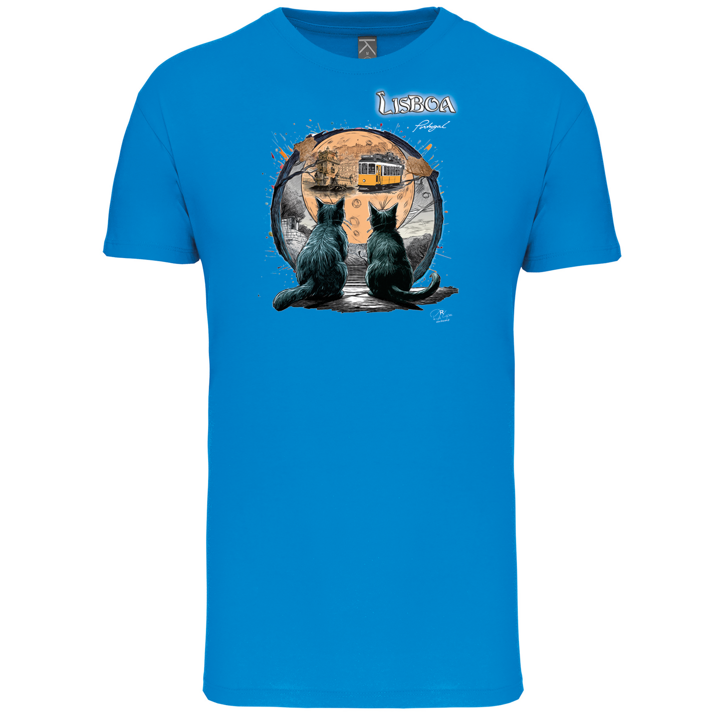 T-Shirt Algodão Biológico Luar Lisboa
