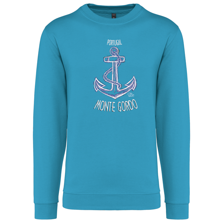 Sweatshirt Kariban sem Capuz Âncora Monte Gordo