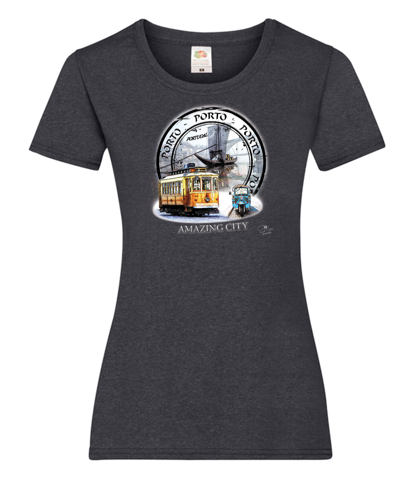 T-shirt Senhora Amazing City Porto