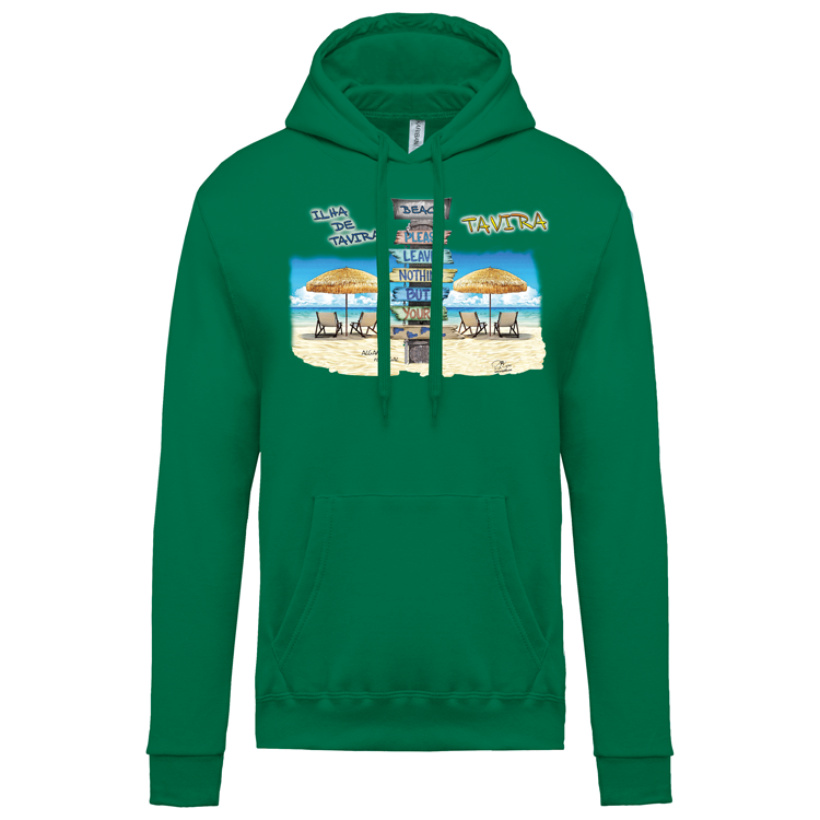 Sweatshirt Kariban com Capuz Pegadas Tavira
