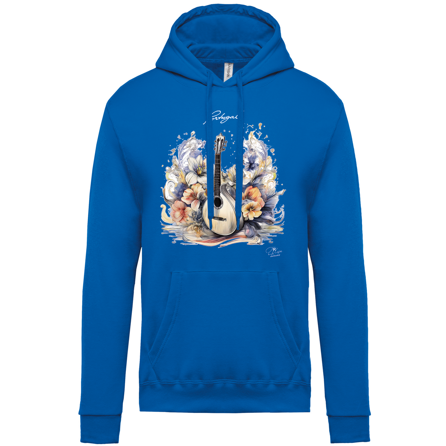 Sweatshirt Kariban com Capuz Guitarra Portuguesa