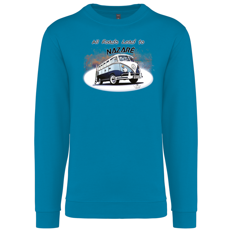 Sweatshirt Kariban sem Capuz All Roads Lead to Nazaré