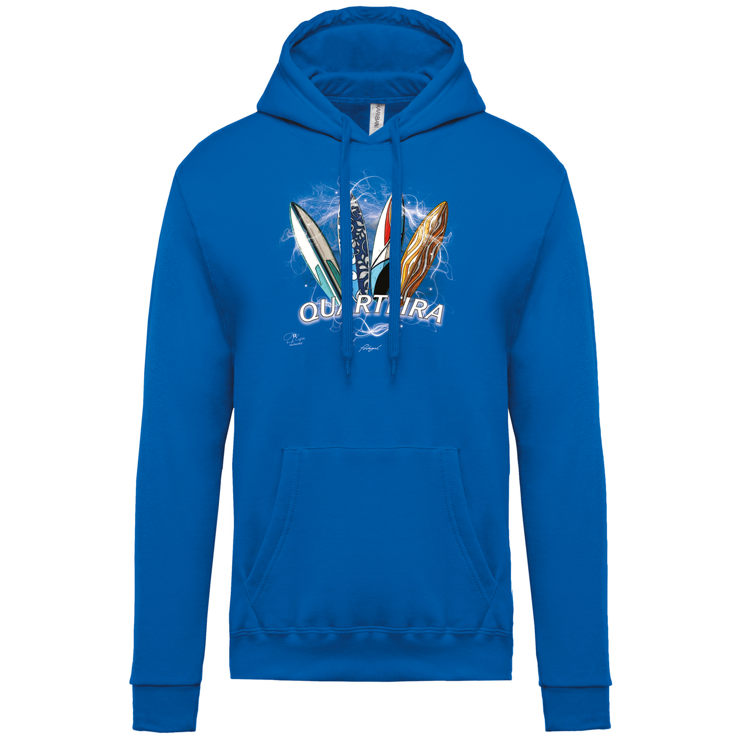 Sweatshirt Kariban com Capuz Surfboards Quarteira