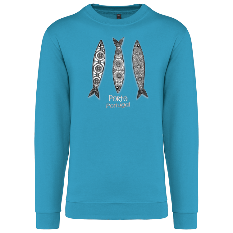 Sweatshirt Kariban sem Capuz 3 Sardinhas Porto