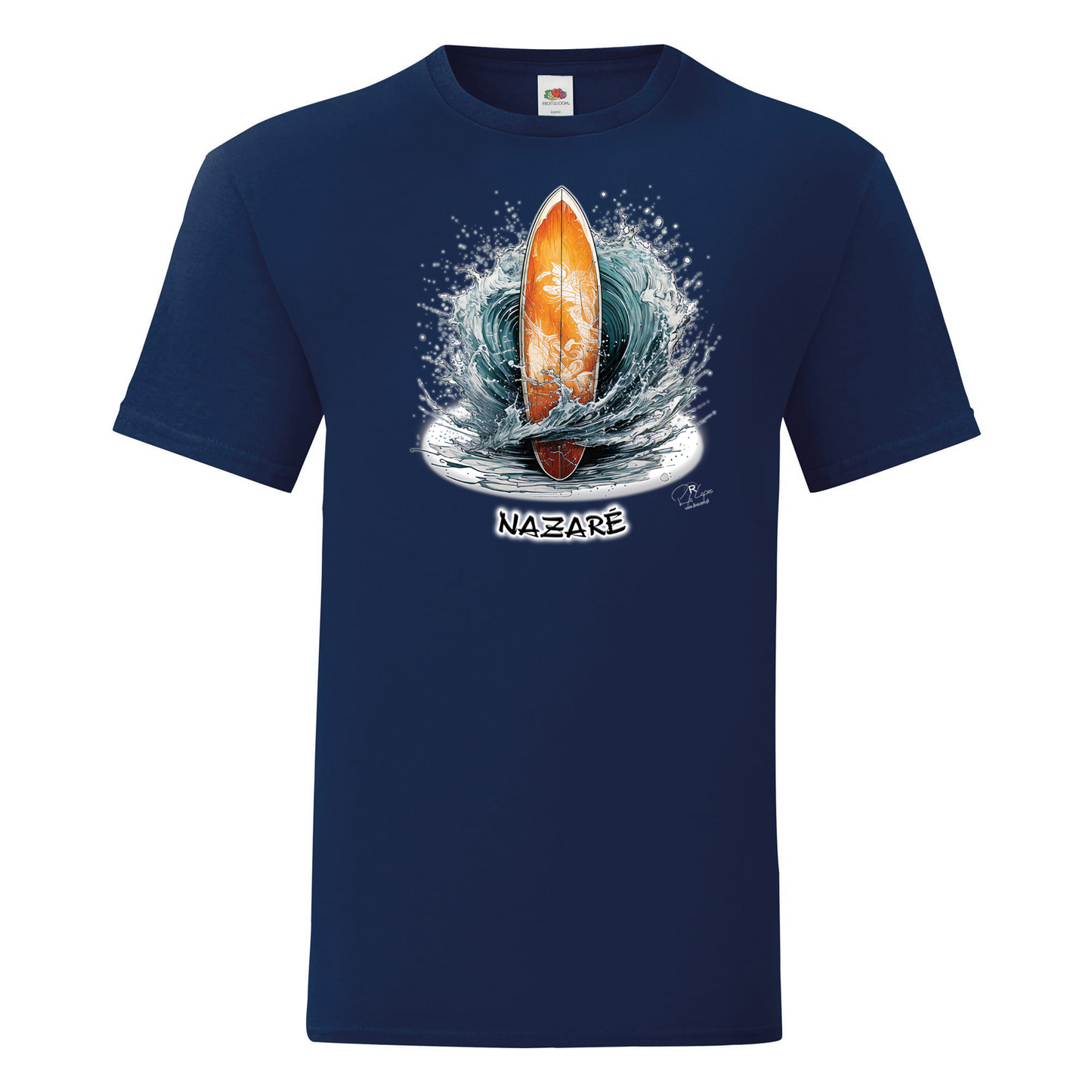 T-shirt Fruit of the Loom, Iconic, 150g, Prancha Nazaré