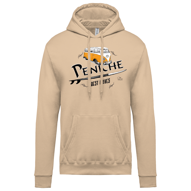 Sweatshirt Kariban com Capuz Pão de Forma Peniche