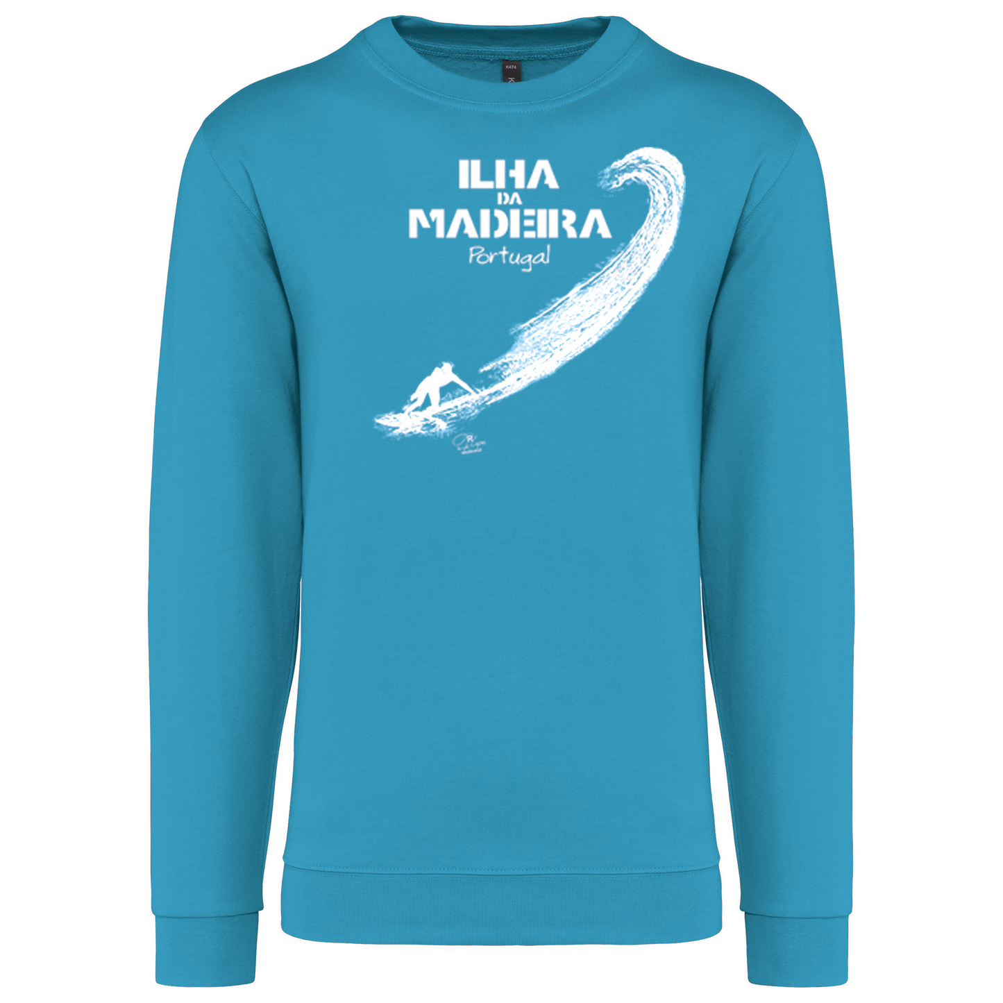 Sweatshirt Kariban sem Capuz Surf Ilha da Madeira