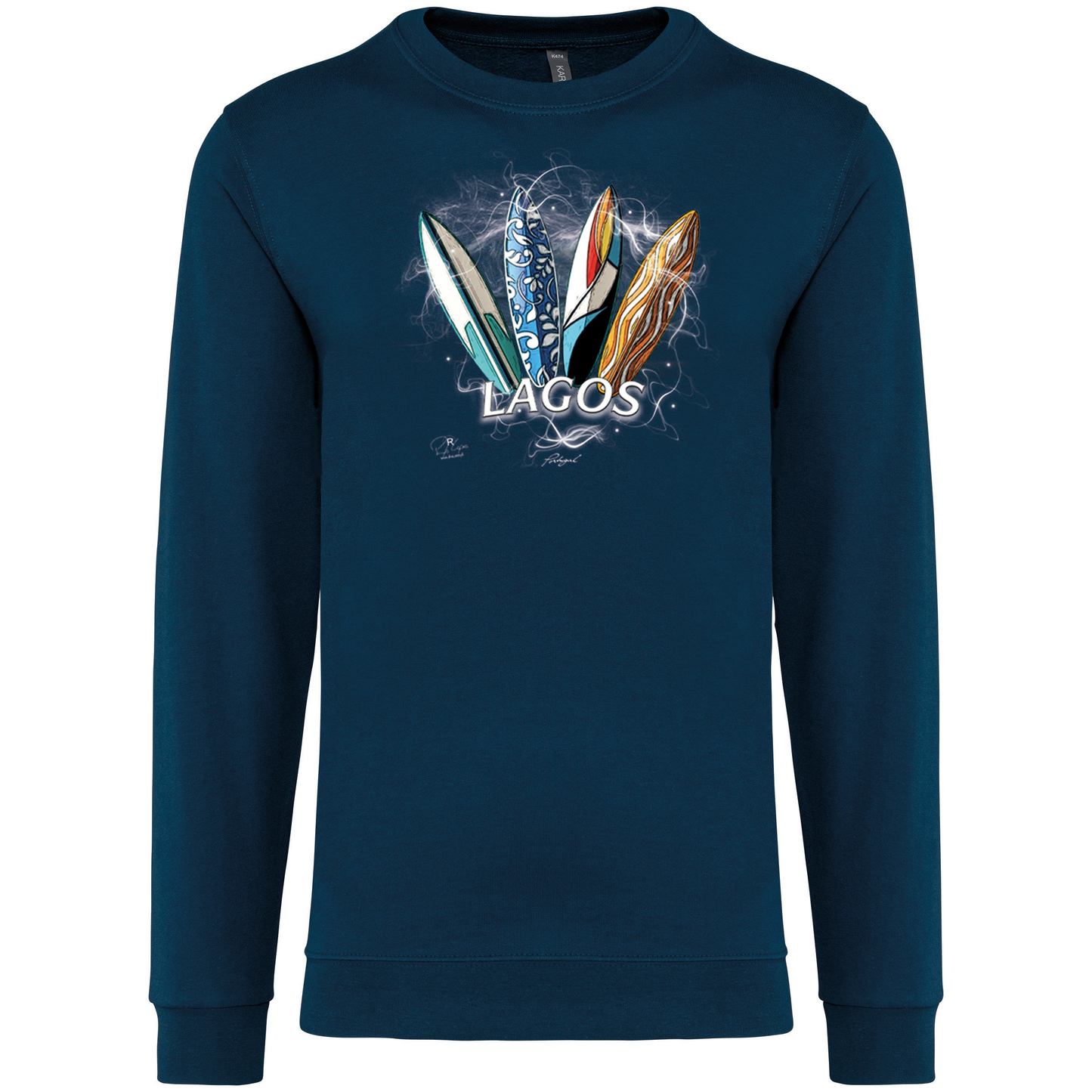 Sweatshirt Kariban sem Capuz Surfboards Lagos