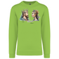 Sweatshirt Kariban sem Capuz King and Queen Óbidos