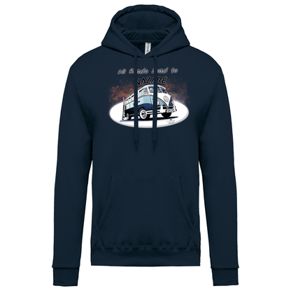 Sweatshirt Kariban com Capuz All Roads Lead to Nazaré