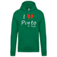 Sweatshirt Kariban com Capuz I Love Porto