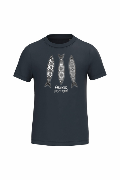 T-shirt de Criança Kariban 3 Sardinhas Óbidos