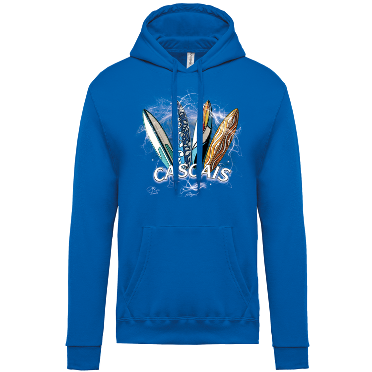 Sweatshirt Kariban com Capuz Surfboards Cascais