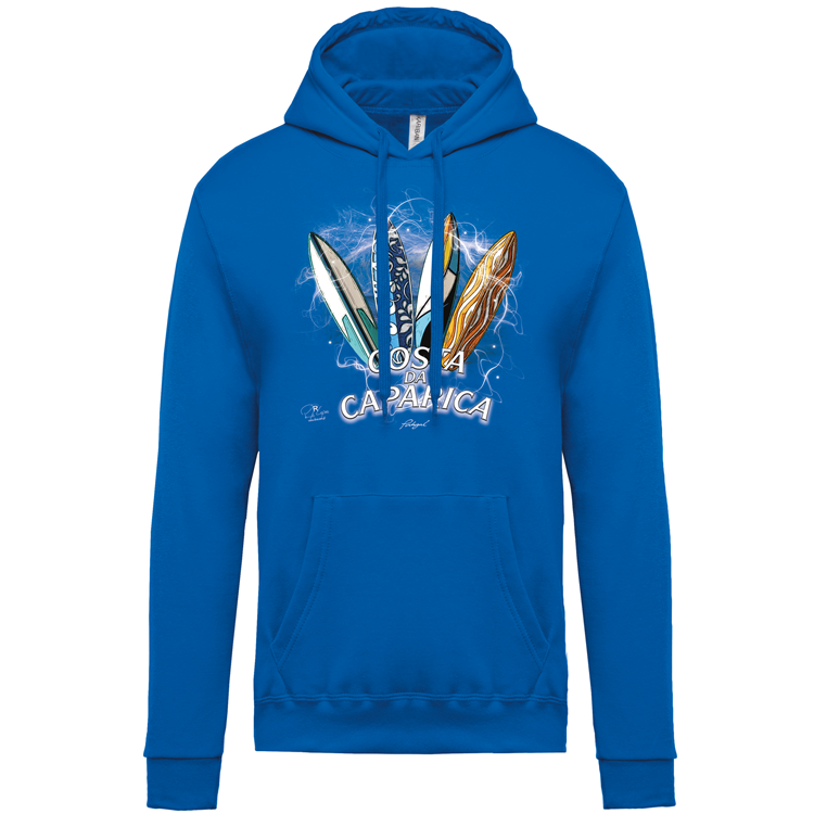 Sweatshirt Kariban com Capuz Surfboards Caparica