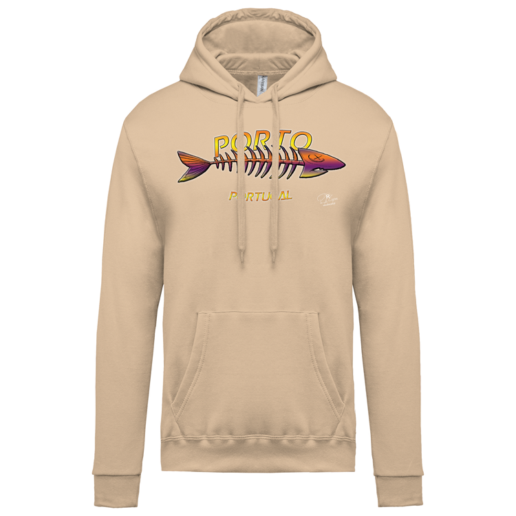Sweatshirt Kariban com Capuz Espinha Porto