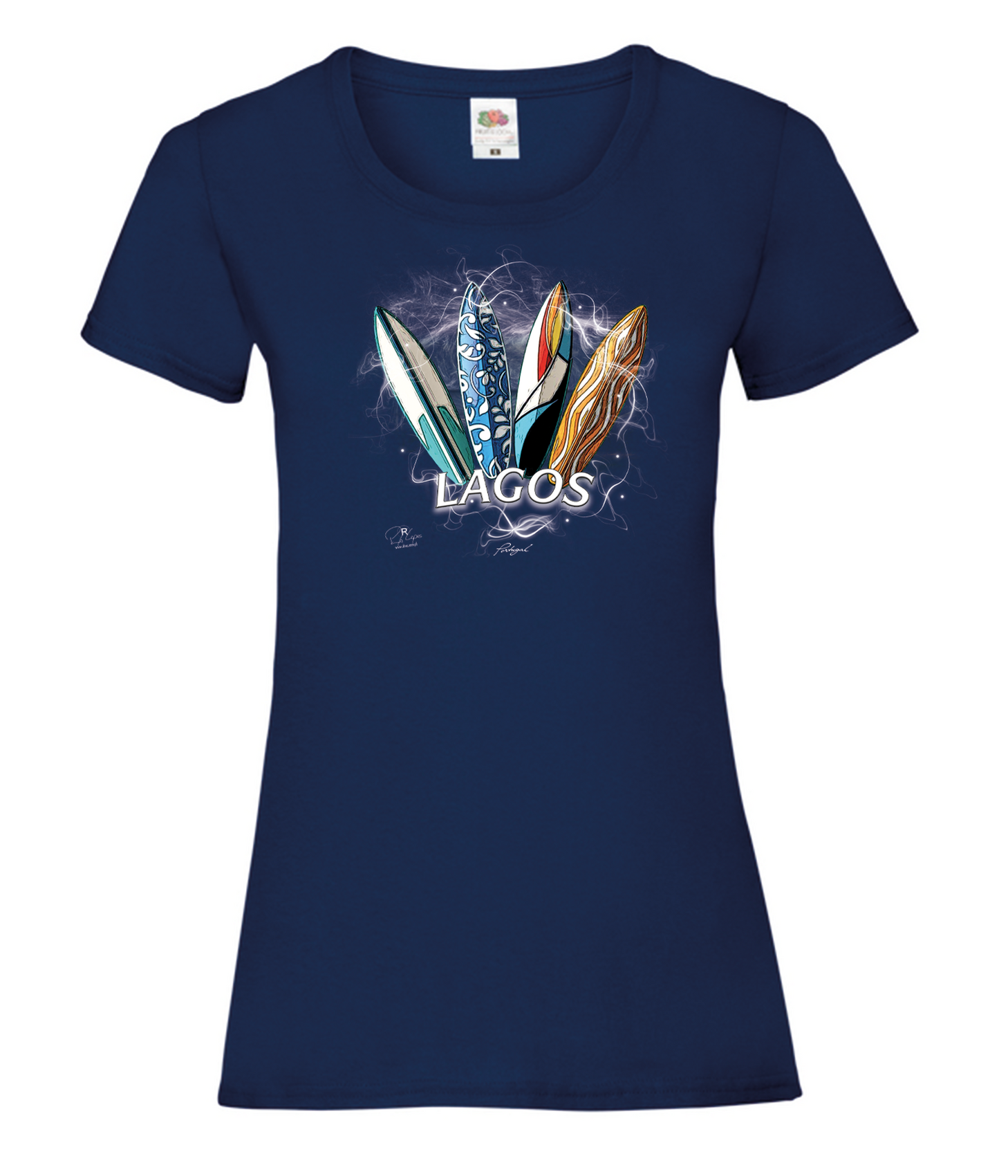 T-shirt Senhora Surfboards Lagos