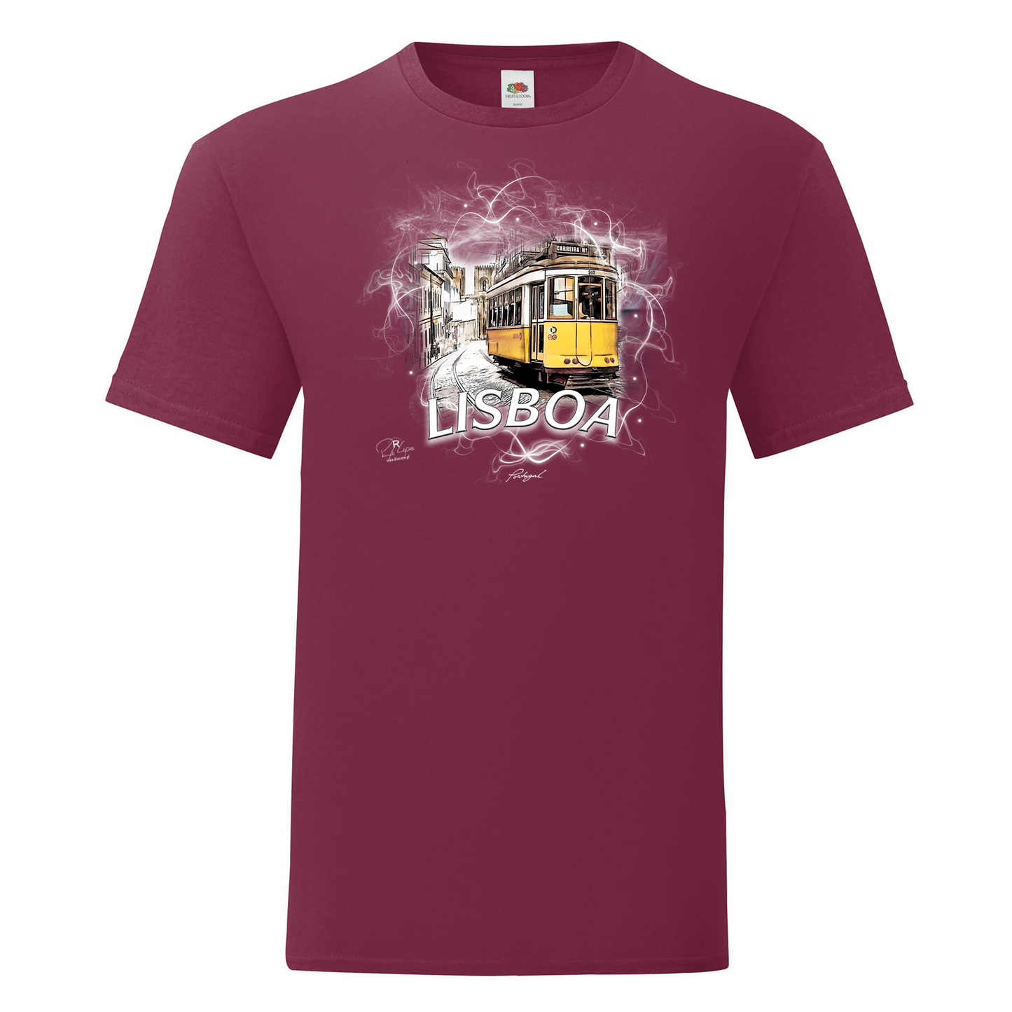 T-shirt Fruit of the Loom, Iconic, 150g, Carreira 28 Lisboa