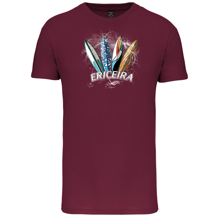 T-Shirt Algodão Biológico Surfboards Ericeira