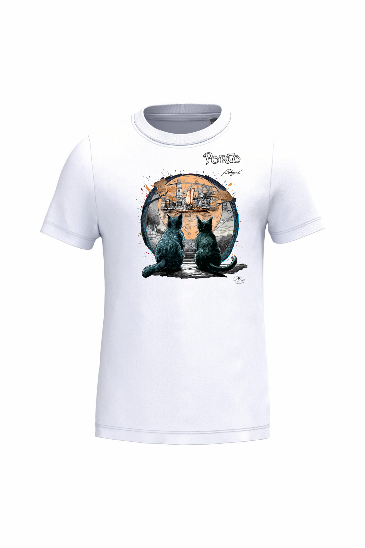 T-shirt de Criança Kariban Luar Porto