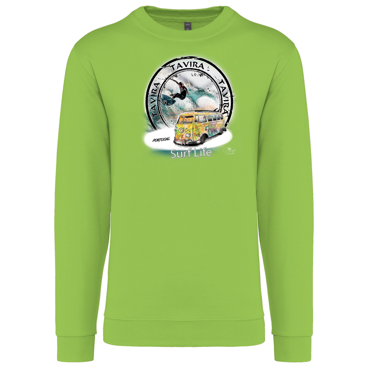 Sweatshirt Kariban sem Capuz Surf Life Tavira