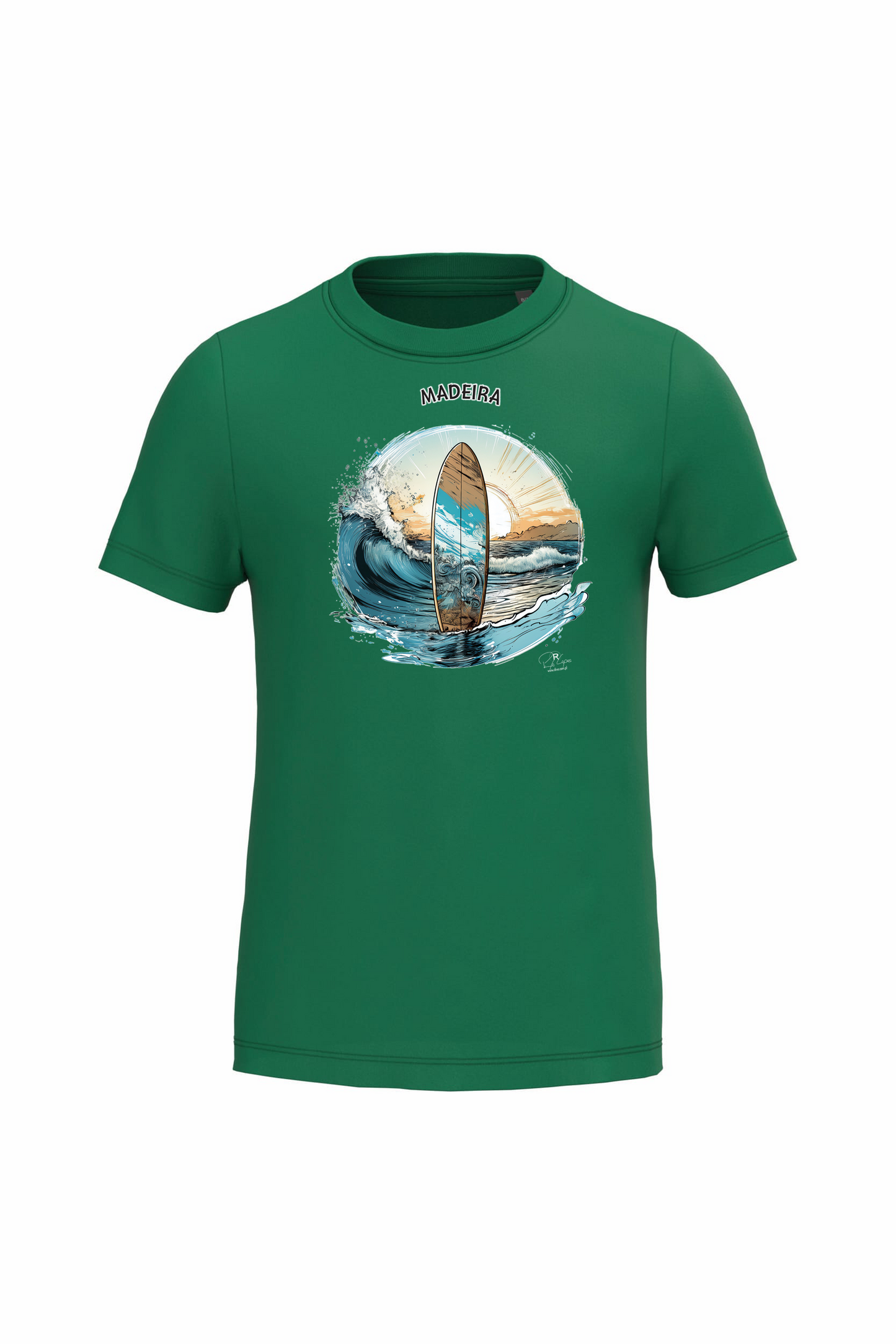 T-shirt de Criança Kariban Sol Madeira