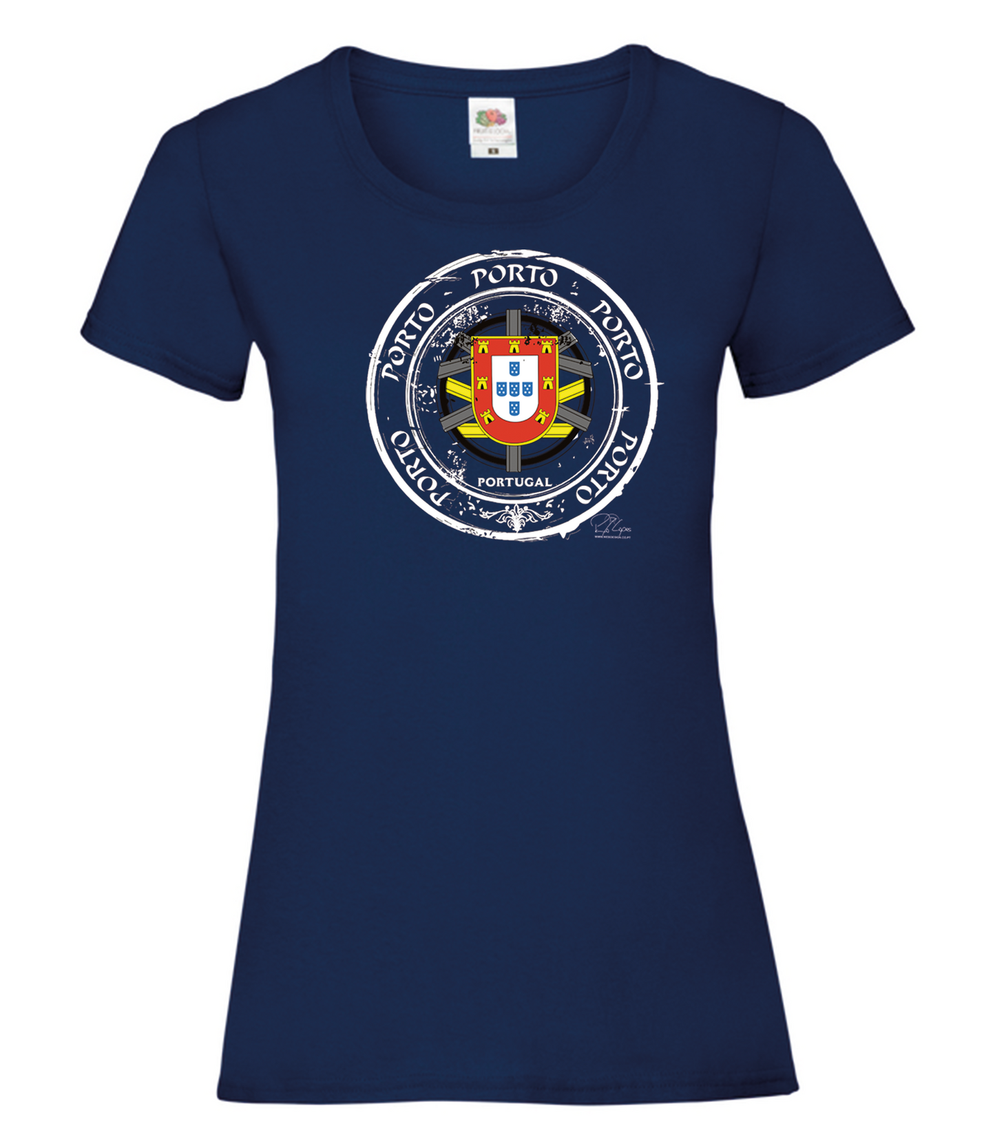 T-shirt Senhora Selo Escudo Porto