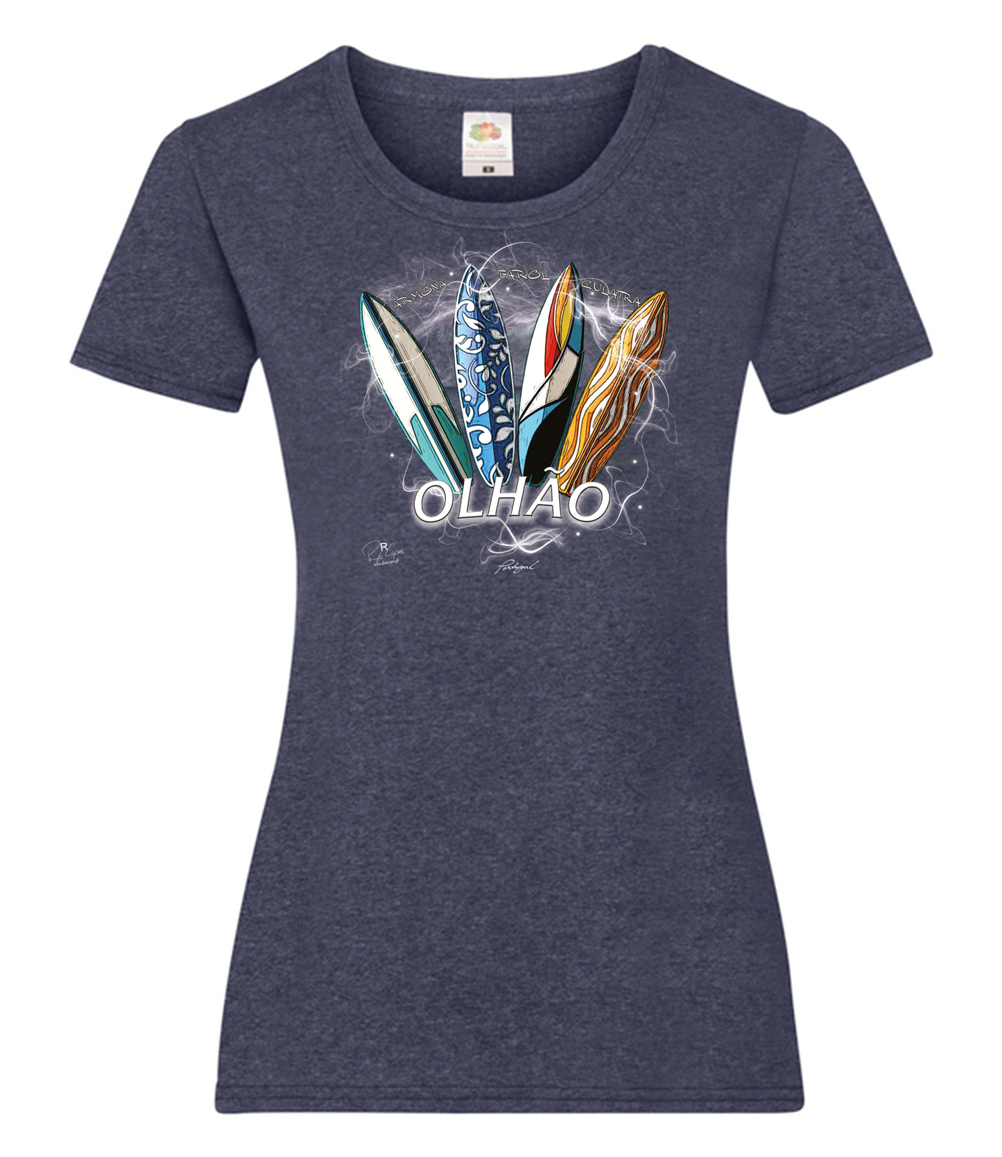 T-shirt Senhora Surfboards Olhão