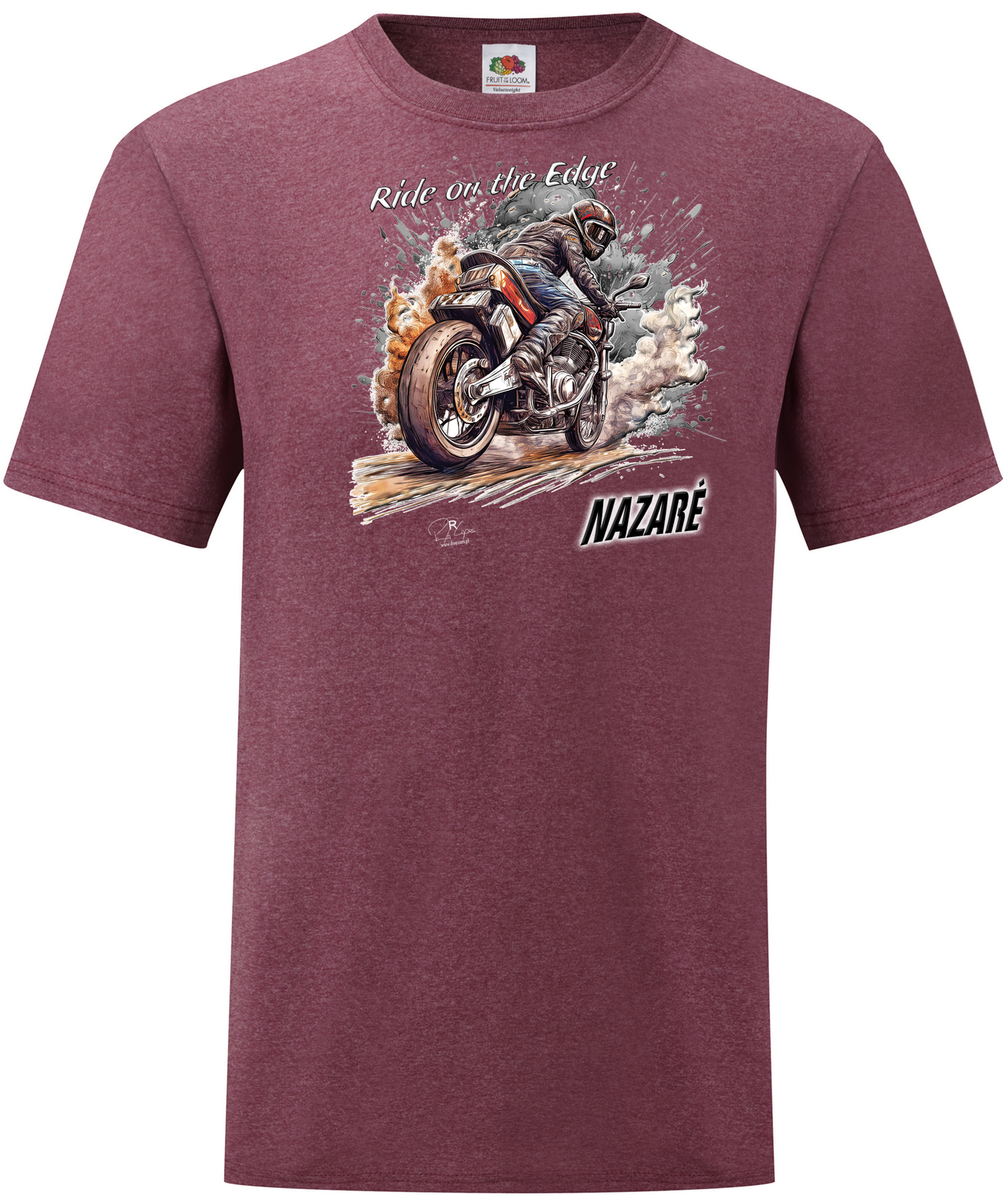 T-shirt Ride on the Edge Nazaré