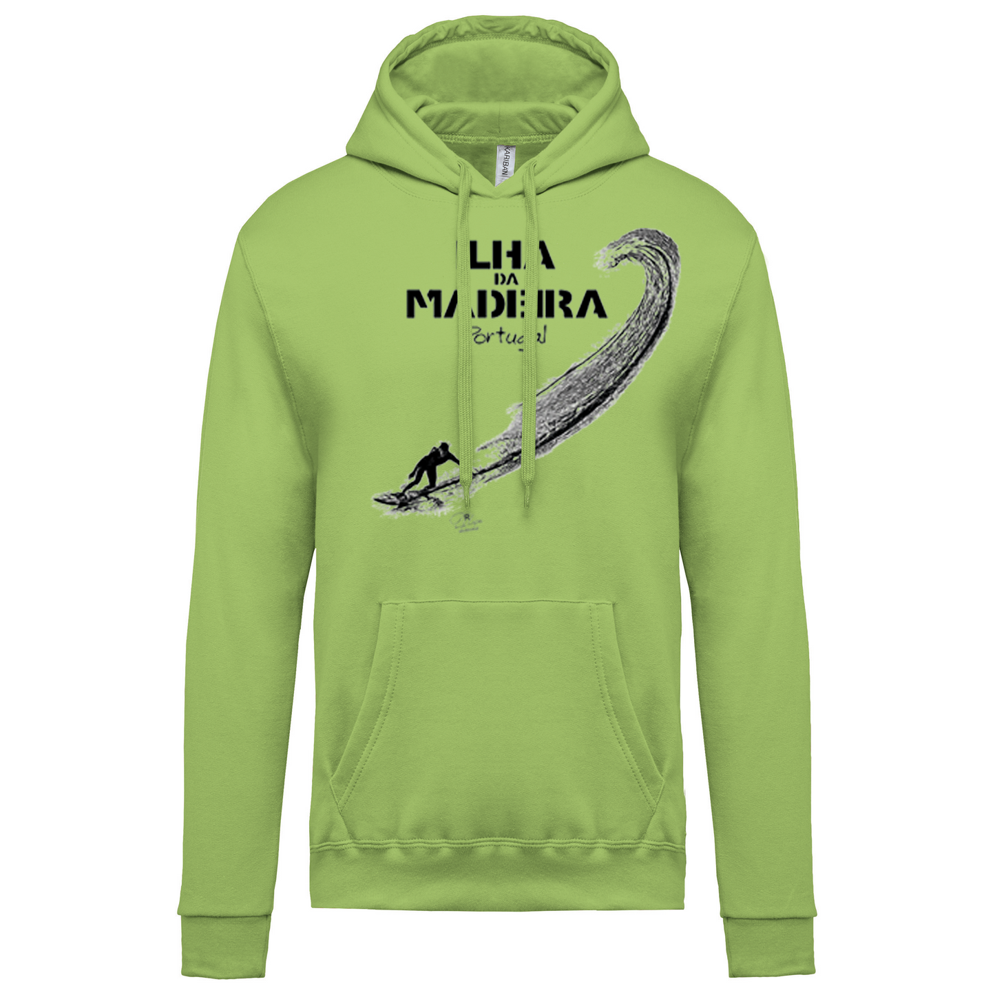 Sweatshirt Kariban com Capuz Surf Ilha da Madeira
