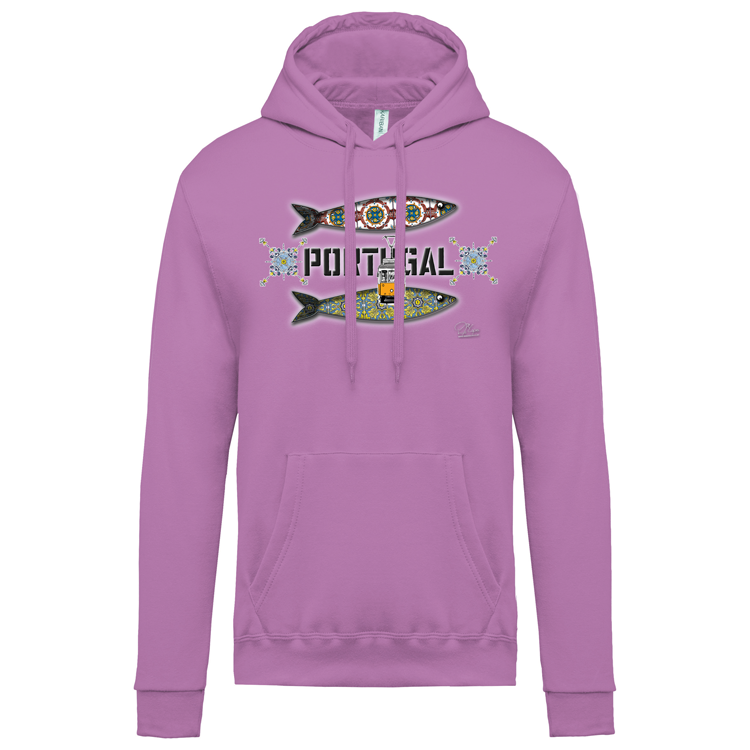Sweatshirt Kariban com Capuz Duas Sardinhas Coimbra
