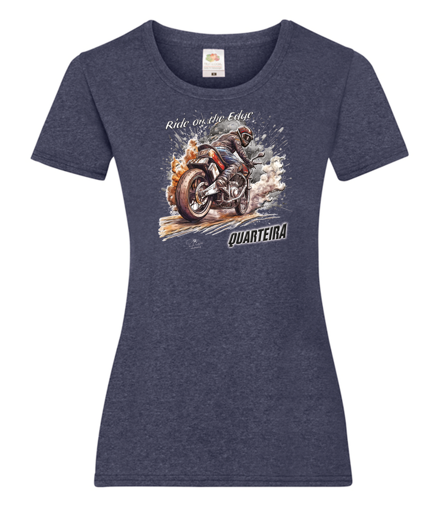 T-shirt Senhora Ride on the Edge Quarteira