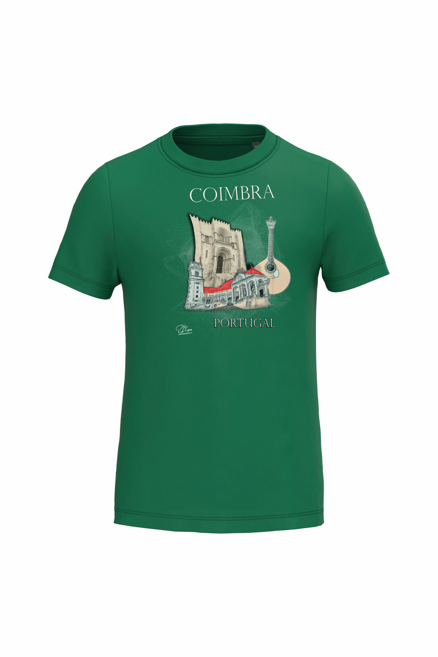 T-shirt de Criança Kariban Sé de Coimbra