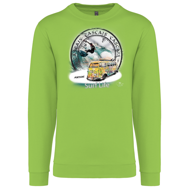 Sweatshirt Kariban sem Capuz Surf Life Cascais