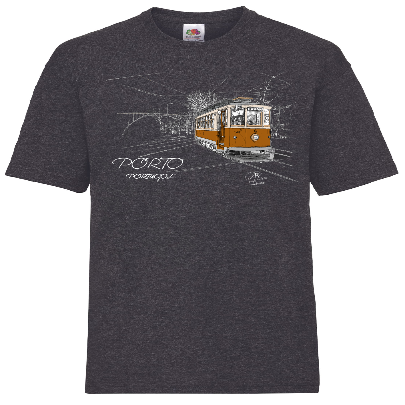 T-shirt Fruit of the Loom Kids Carmo